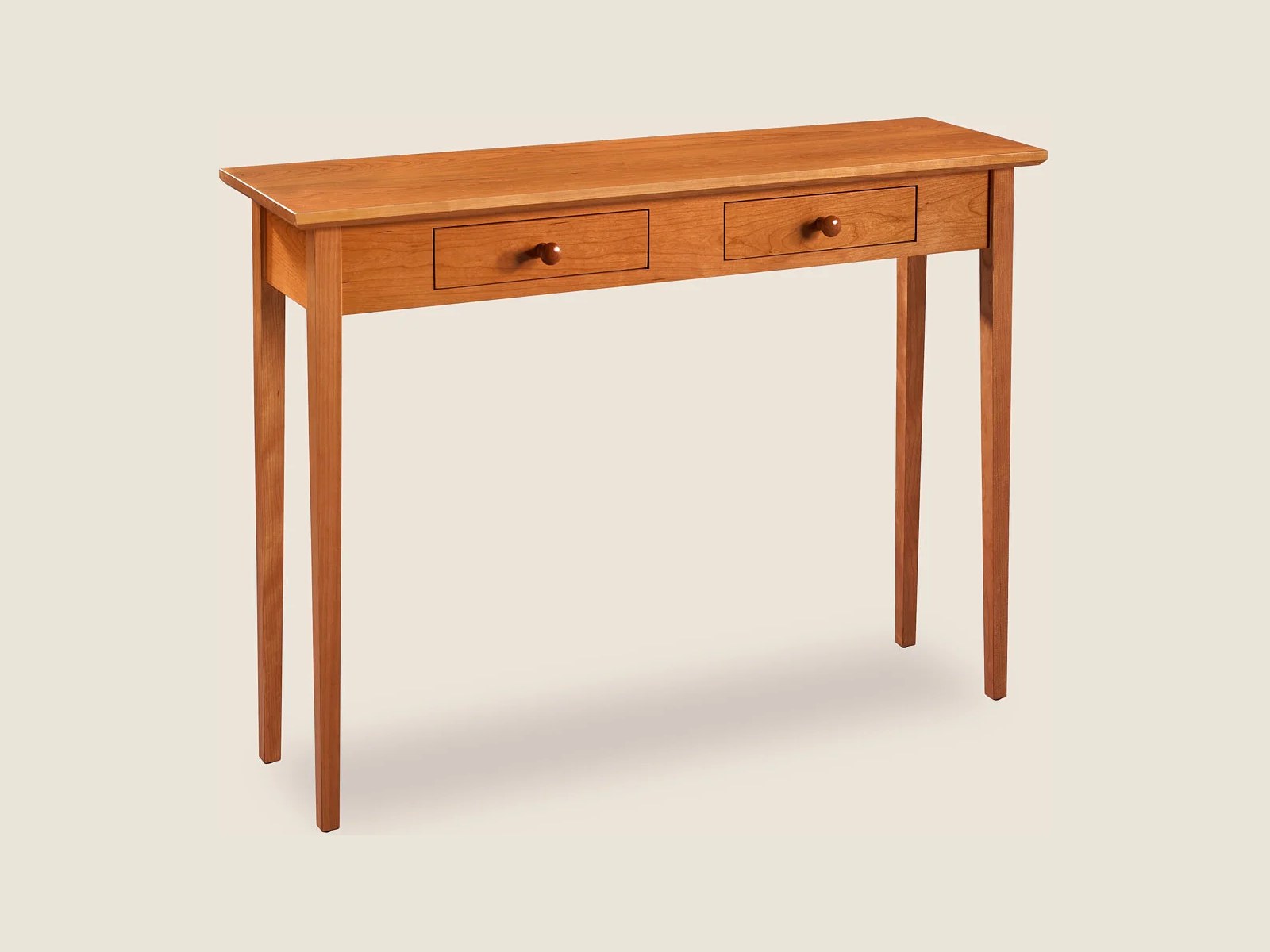 Two-Drawer Sofa Table handmade by Novelty Woodworks in Novelty, Ohio