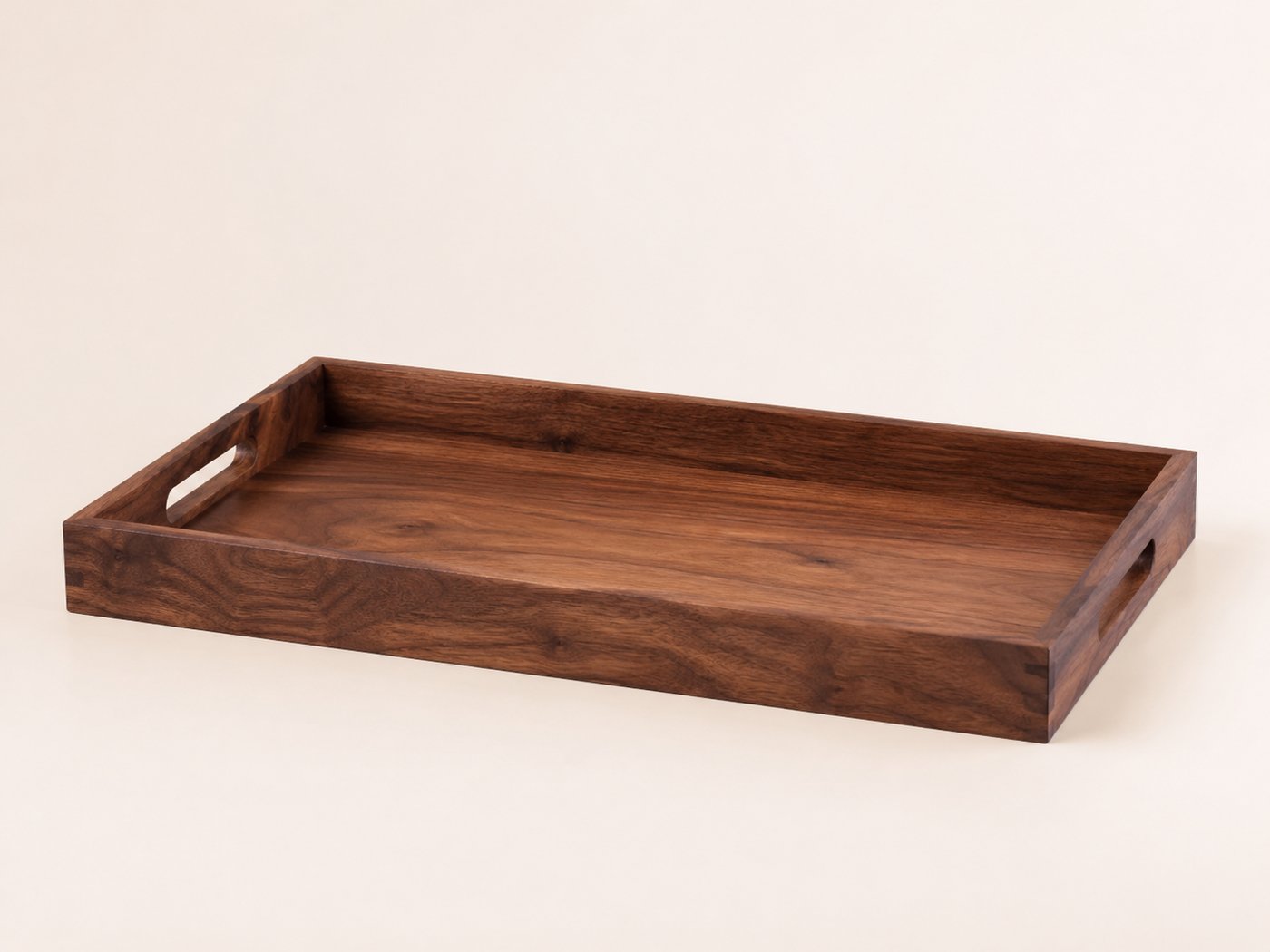 Walnut Serving Tray handmade by Novelty Woodworks